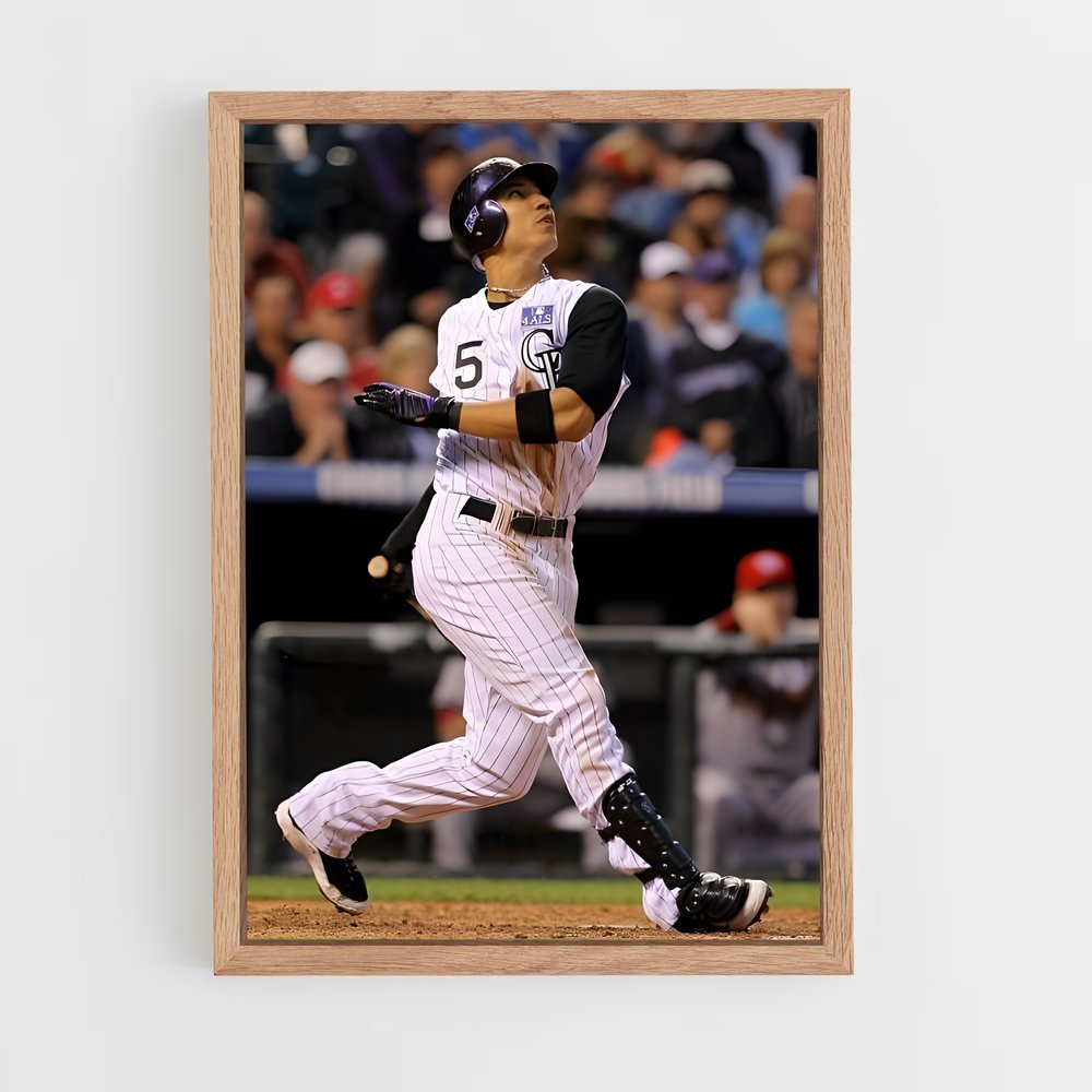 Poster Carlos sprint – affiche Baseball (vue 4)